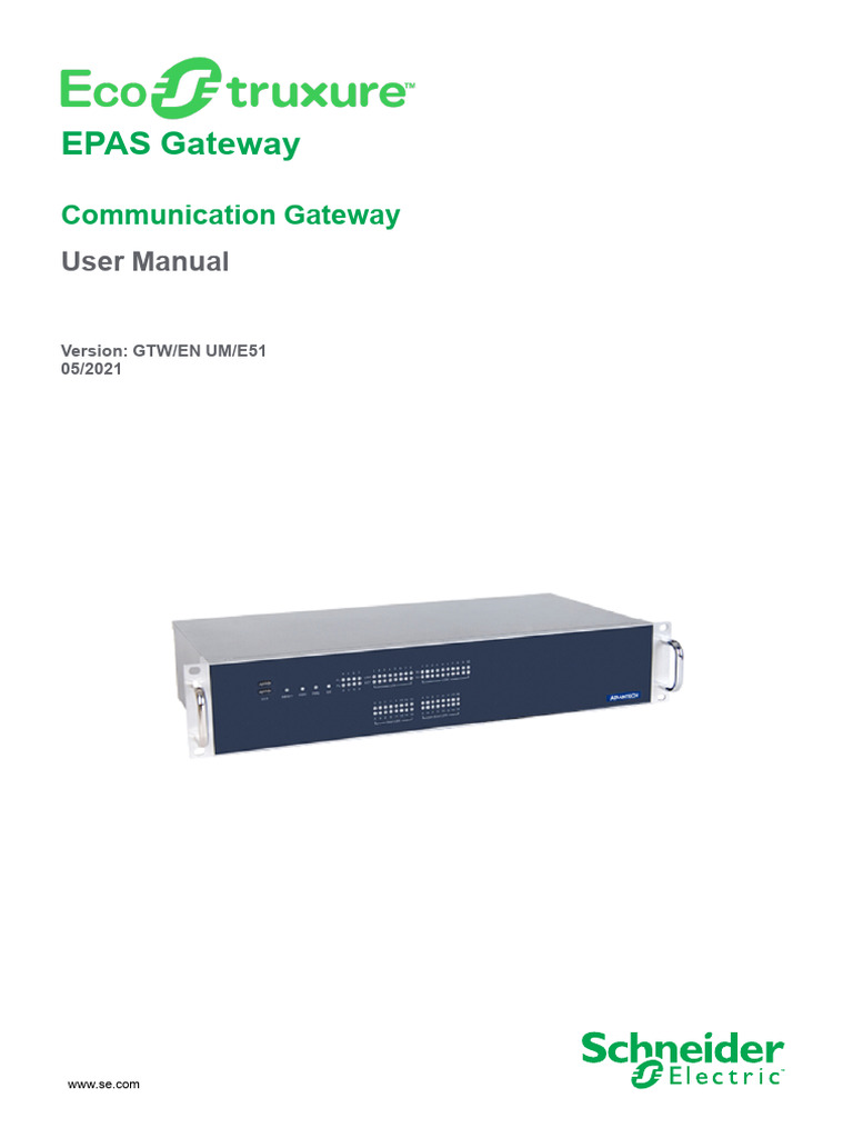 EPAS Gateway User Manual | PDF | Electromagnetic Interference | Scada