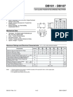 DB101 - DB107: 1.0A Glass Passivated Bridge Rectifier