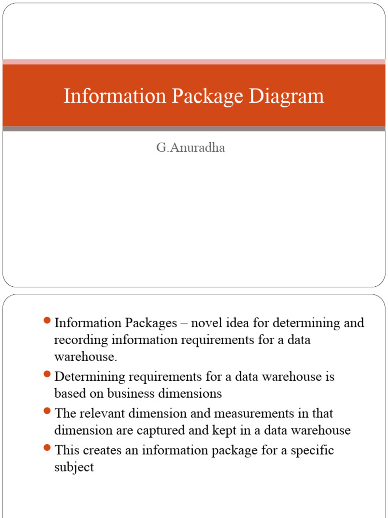 Information Package Diagram | PDF