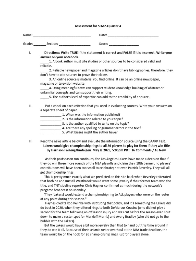 Grade 10 module 1st q pdf los angeles lakers national basketball