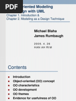 Object-Oriented Modeling and Design With UML: Chapter 1. Introduction & Chapter 2. Modeling As A Design Technique