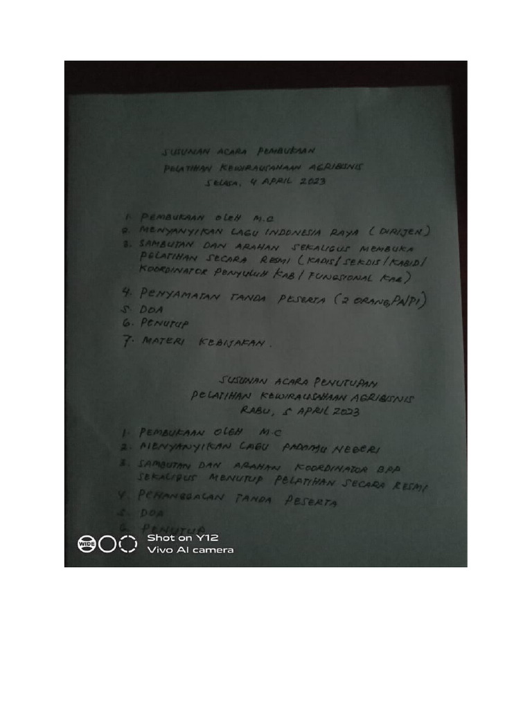 Mc Susunan Acara Pdf