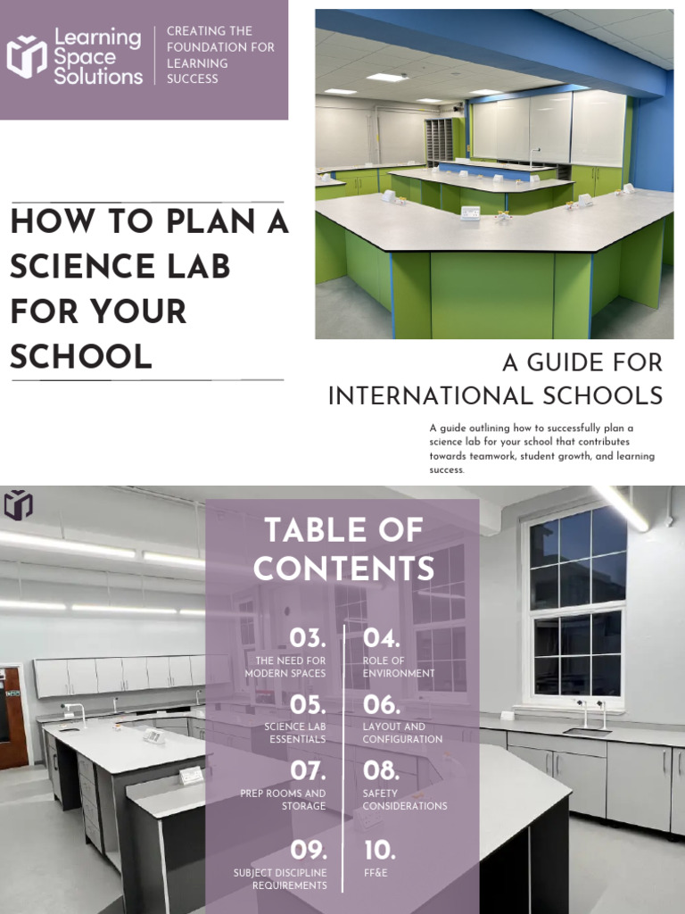 How To Plan A Science Lab For Your School | PDF | Laboratories | Learning