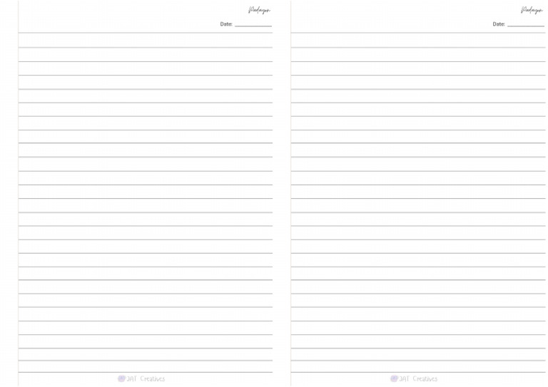Notebook Page | PDF