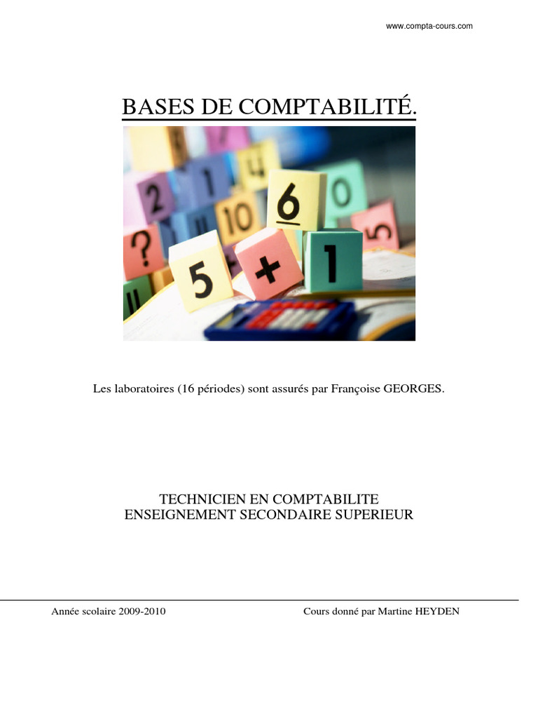 Bases de la Comptabilité Essentielles | PDF | Bilan comptable ...
