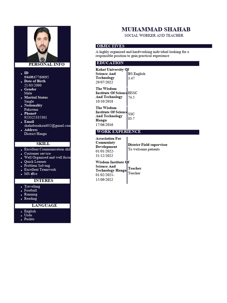 CV New Doc ST | PDF