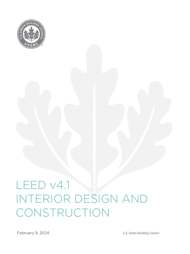 LEED v4.1 Interior Design Guide | PDF | Public Transport | Parking