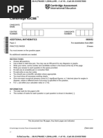 Cambridge IGCSE: MATHEMATICS 0580/04 | PDF | Area | Triangle