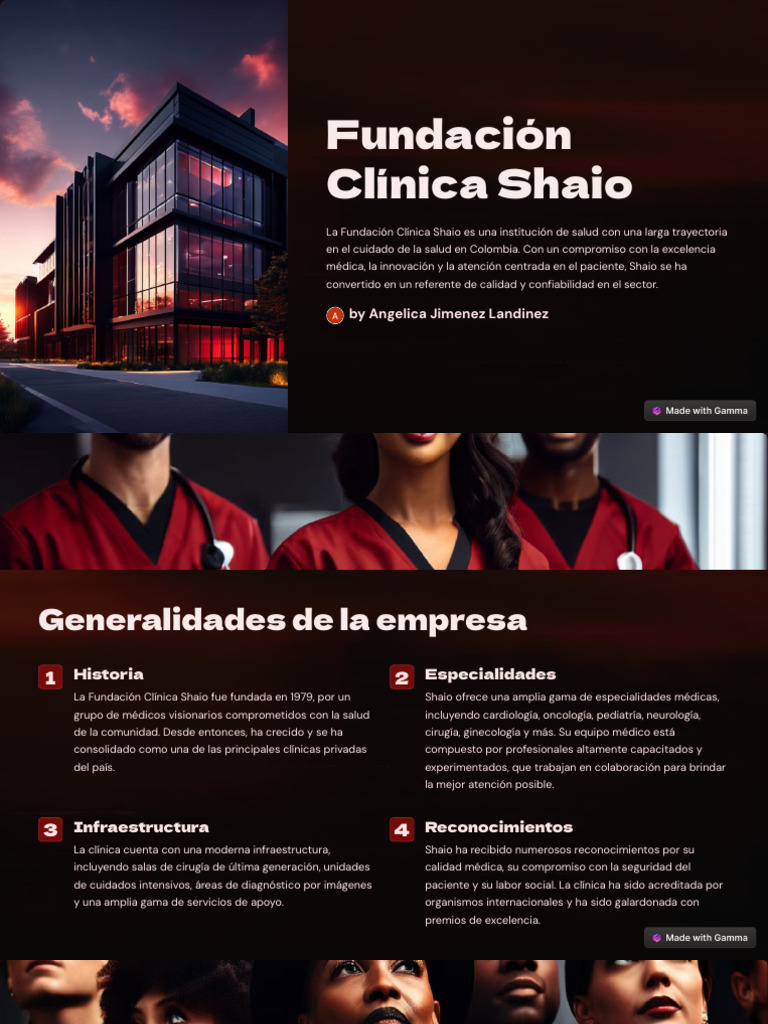 Fundación Clínica Shaio: Excelencia en Salud | PDF | Calidad (comercial ...