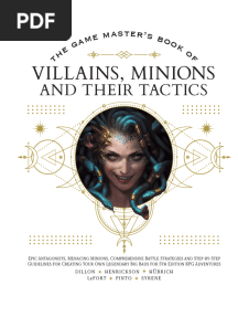 The Game Master's Book of Villains, Minions and Their Tactics