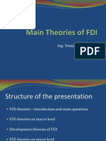 Main Theories of FDI
