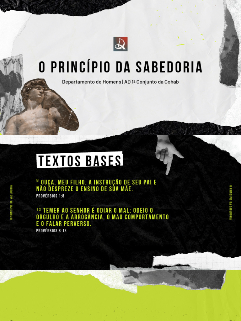 O Princípio da Sabedoria em Deus | PDF | Sabedoria | Deus