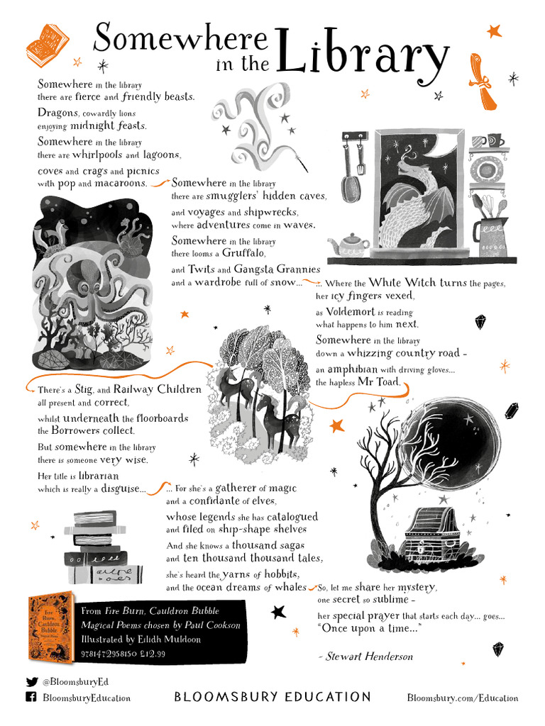 Somewhere in The Library Postera4 - Web | PDF | Poetry | Young Adult