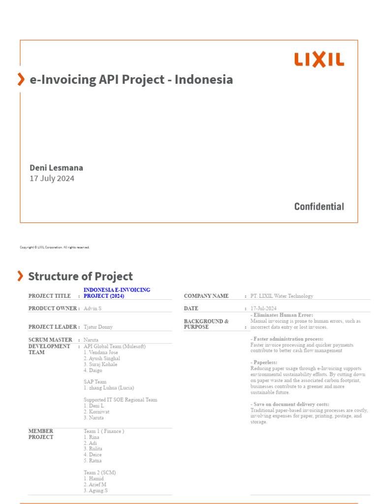 Indonesia E-Invoicing Project | PDF | Information Technology