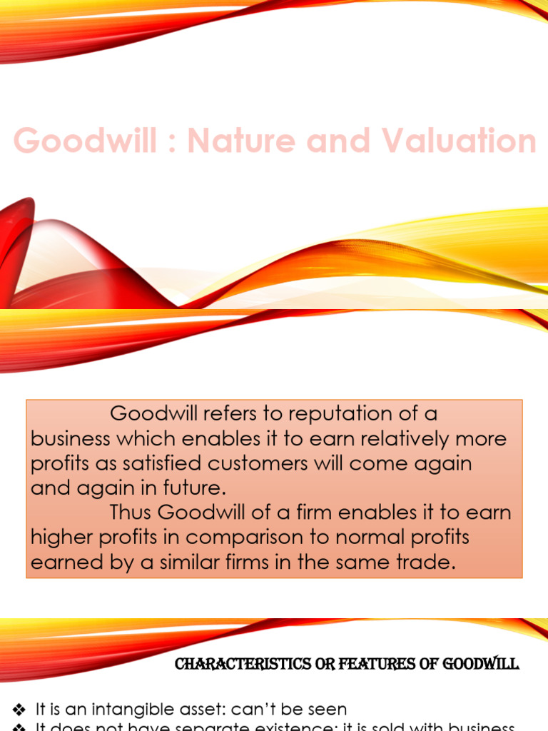 Understanding Goodwill Valuation Methods | PDF | Goodwill (Accounting ...