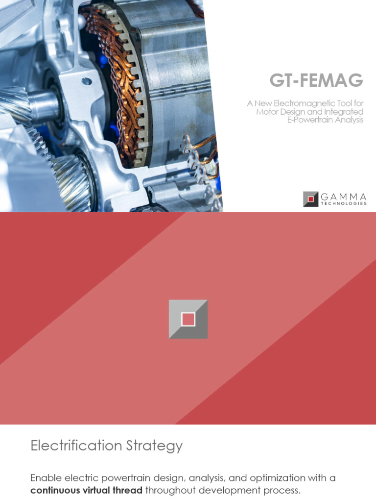 GT-FEMAG: Optimizing Motor Design | PDF | Electric Motor | Electrical ...