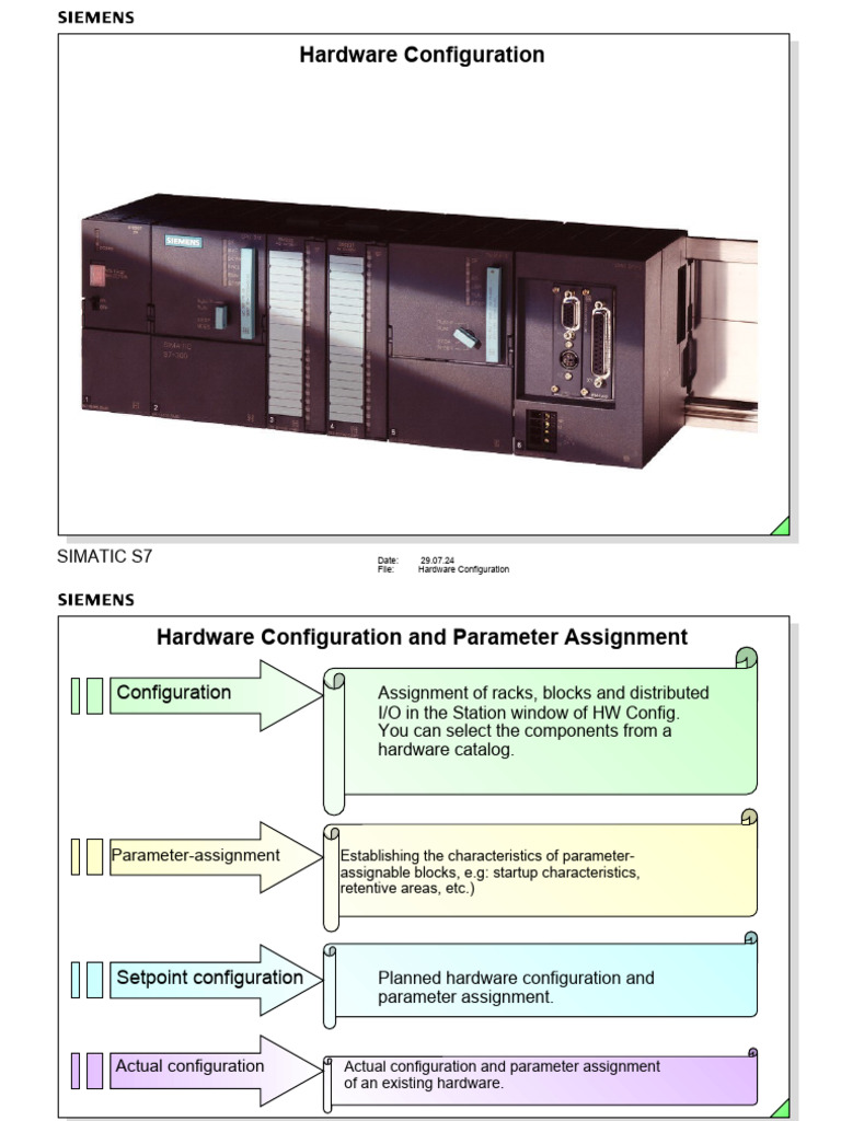 SIMATIC S7 Hardware Configuration Guide | PDF | Central Processing Unit ...