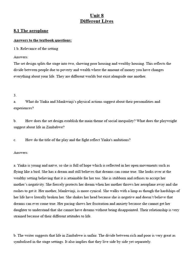 Unit 8 - Extract 1&2 - Notes | PDF | Disability