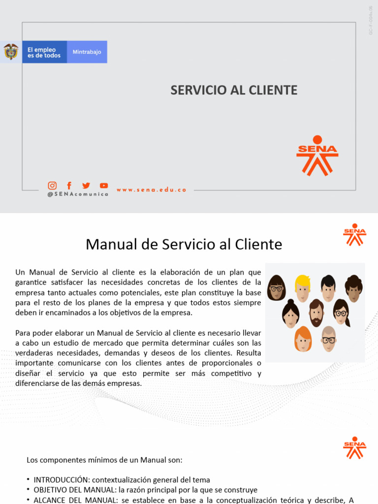 Manual de Servicio Al Cliente | PDF | Business | Servicio al Cliente