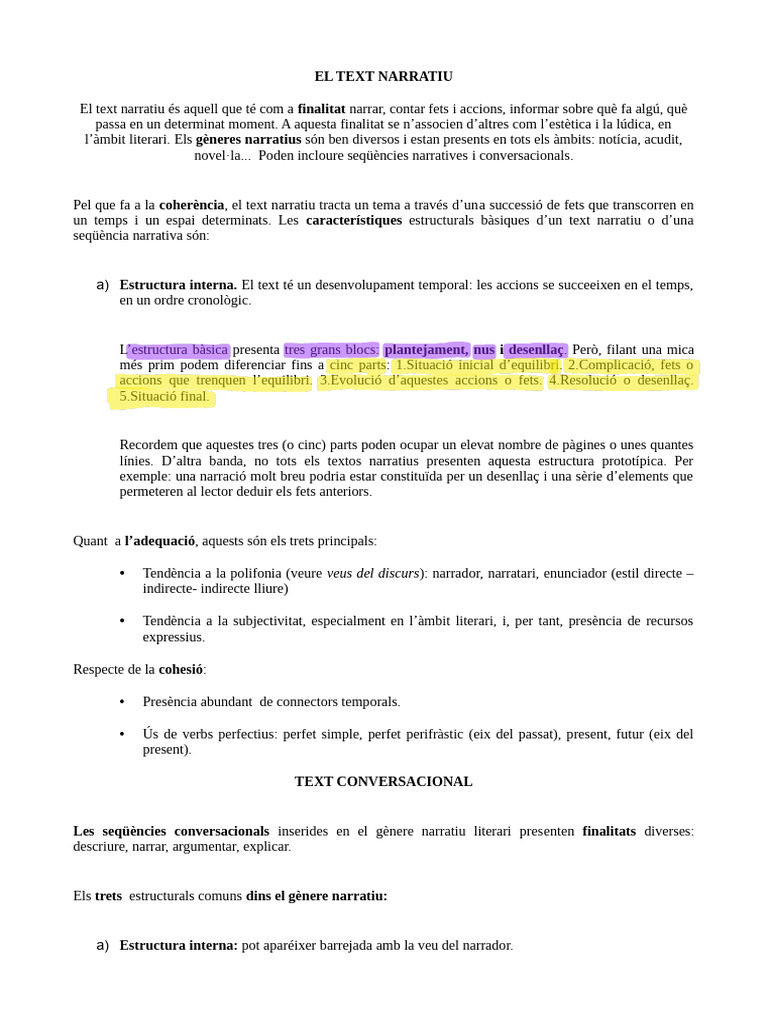 Text Narratiu'teoria - 230228 - 130315 | PDF