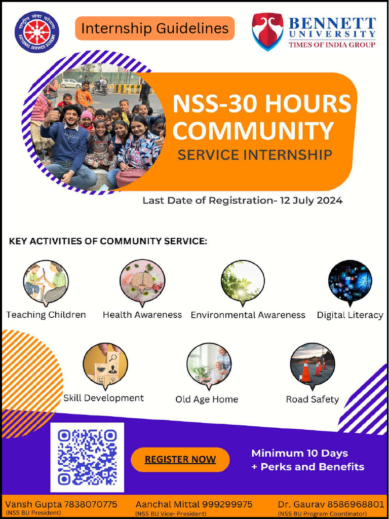 NSS Community Service Internship | PDF | Mentorship | Science