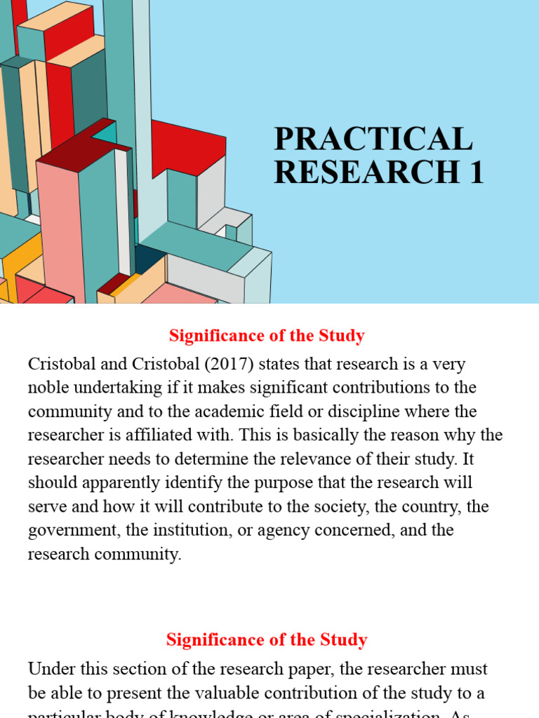 Significance and Problem Statement in Research | PDF | Question ...