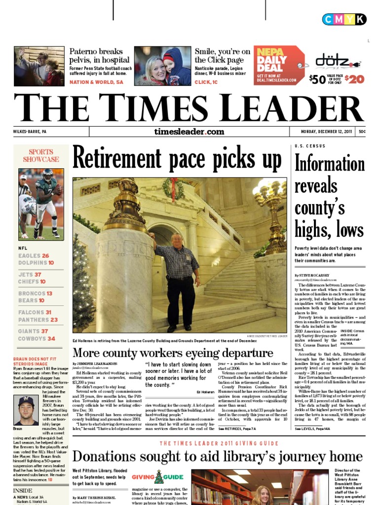 Times Leader 12-12-2011, PDF, Powerball