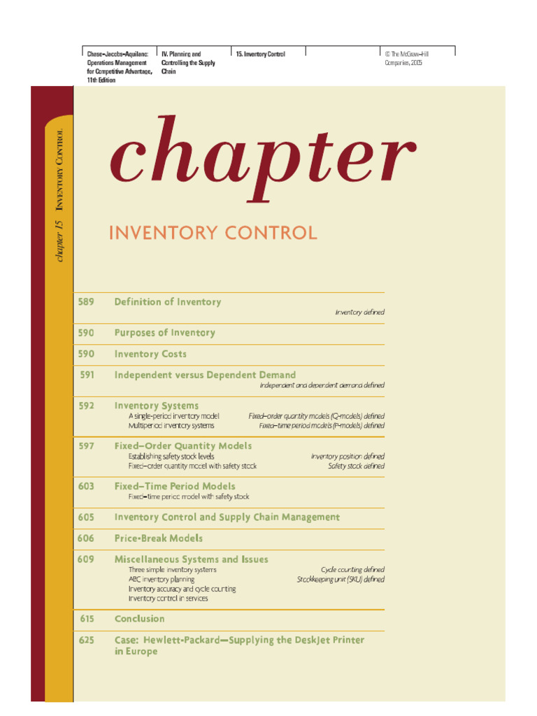 10.2 Inventory Control | PDF