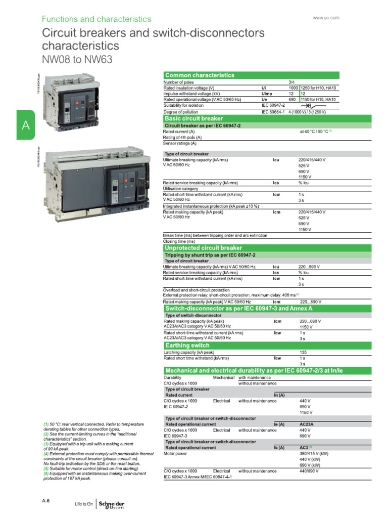 Masterpact Extension Life Schneider | PDF