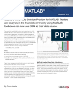 CQG and Matlab Whitepaper