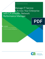 CA Ehealth Network Performance Manager