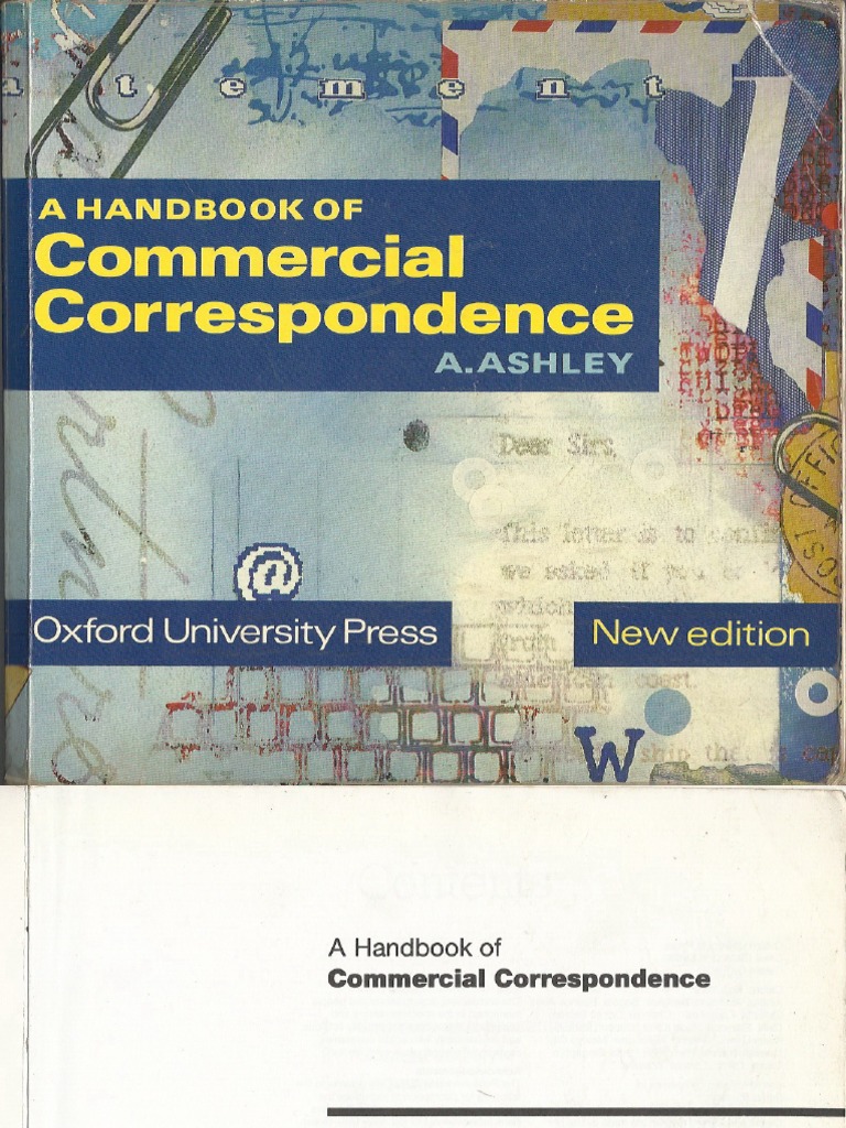 A Handbook of Commercial Correspondence
