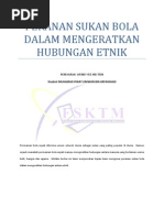 Peranan Sukan Bola Dalam Mengeratkan Hubungan Etnik - 1