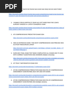 ATI NURSING EXAM DOCUMENTS 