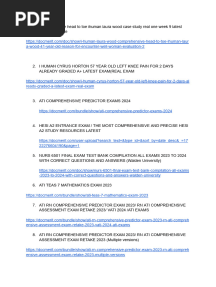 Ati Nursing Exam Documents