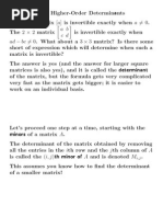 Higher Order Determinants