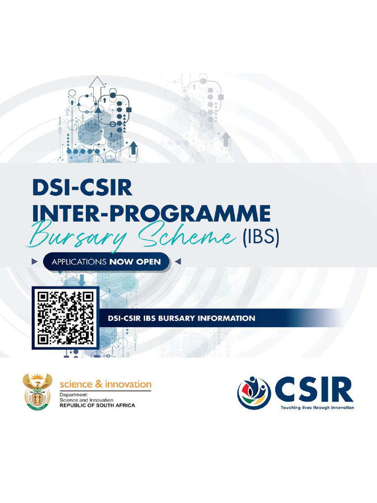 DSI-CSIR-Inter-Programme-Bursary-Scheme Banner | PDF