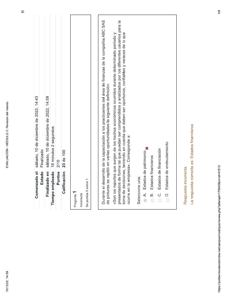 Evaluacion Modulo 2 Calculator