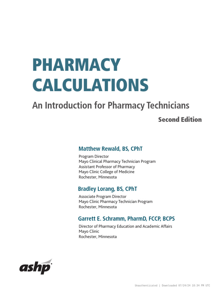 978 1 58528 639 3 Front 1 | PDF | Pharmacy | Medical Prescription