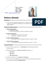 Zahoor's Resume2