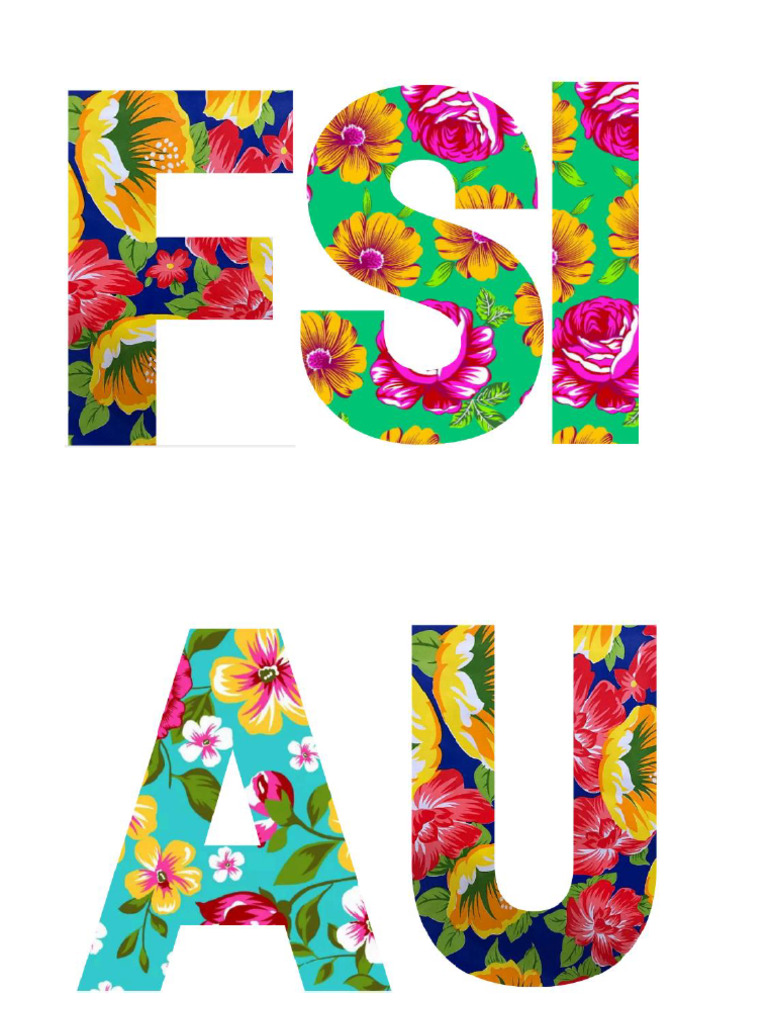 Letras floridas pdf