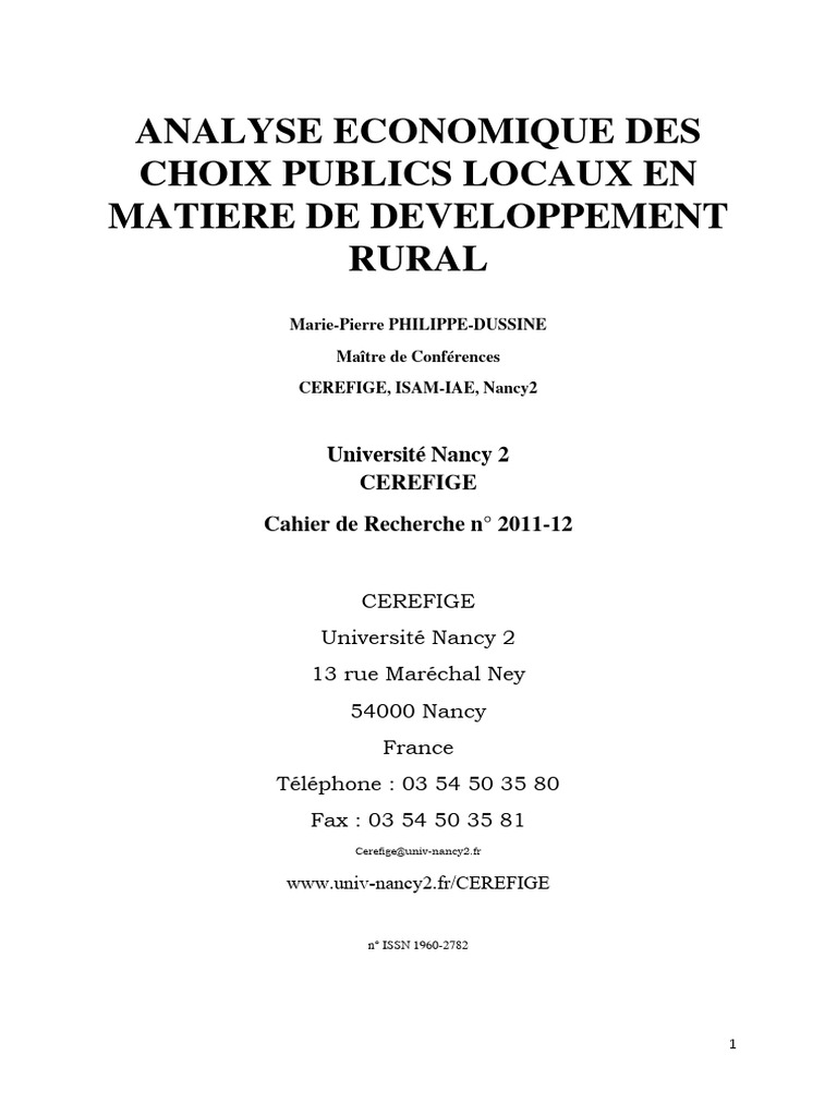 Causes de l'exode rural en Europe | PDF | Agriculture | Zone rurale