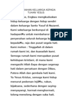 Doa Penyerahan Keluarga