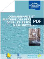 Connaissance Et Maitrise Des Pertes Dans Les Rã©seaux Dâ Eau Potable