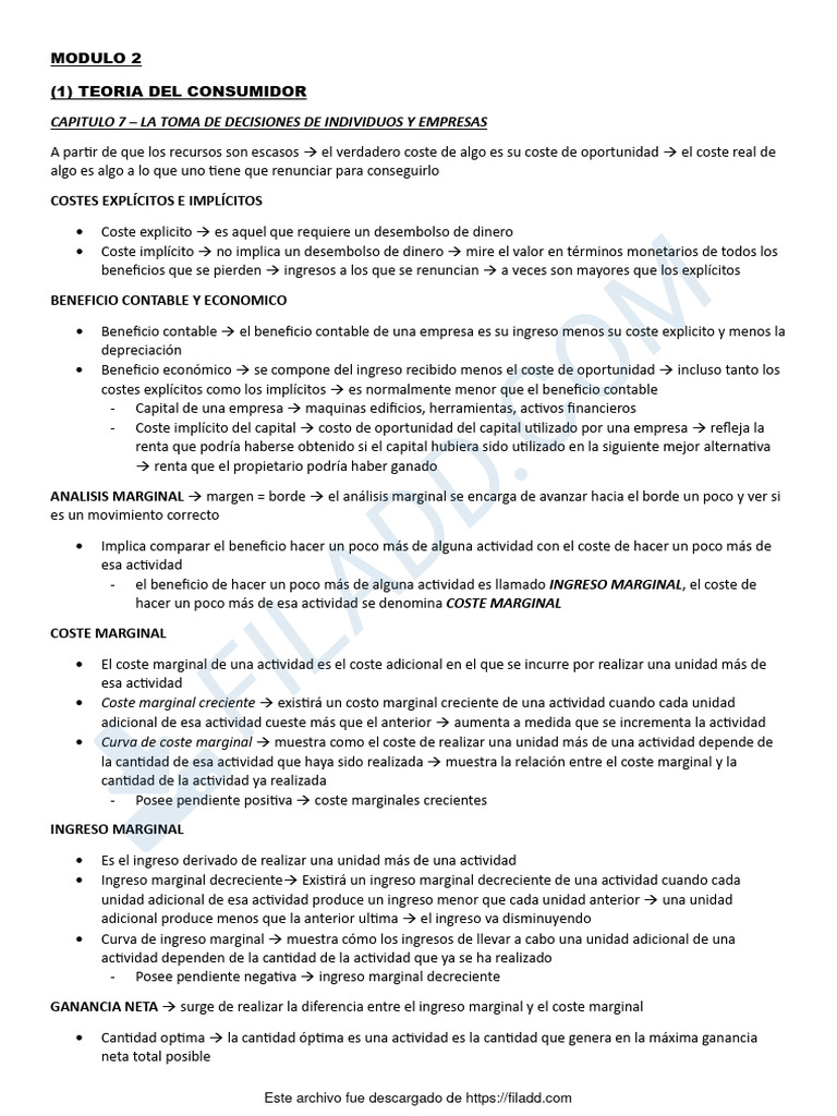 Resumen Micro Intensivo 2023 Modulo 2 1 Parcial | PDF | Mercado ...