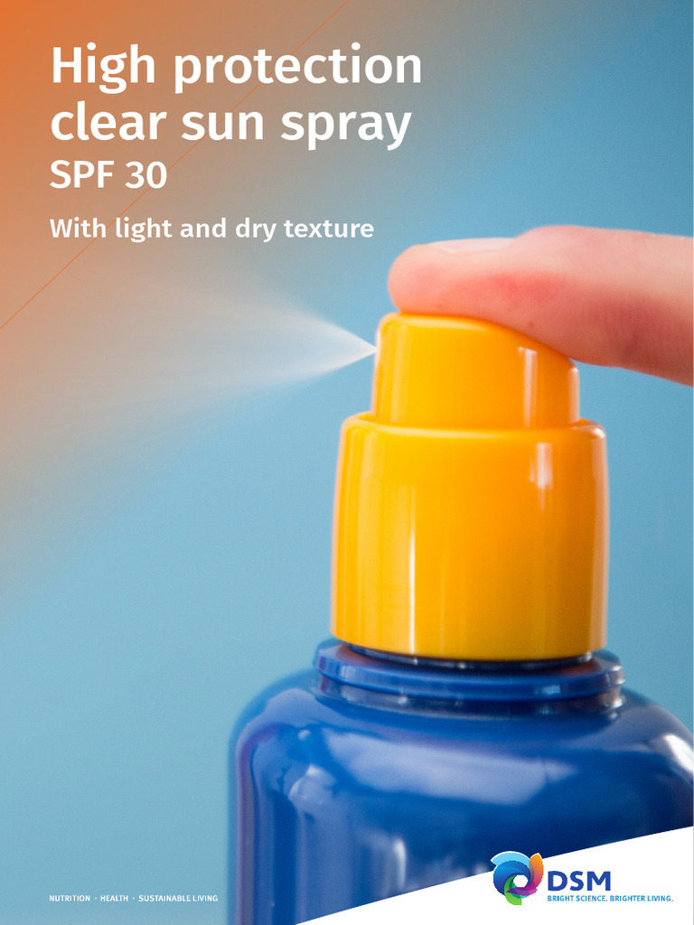 High Protection Clear Sun Spray SPF 30 | PDF | Sunscreen | Chemical ...