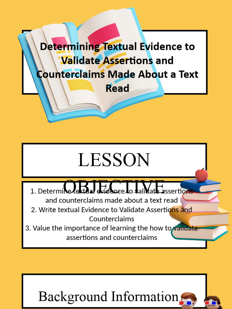 Validating Assertions with Textual Evidence | PDF | Evidence | Statistics