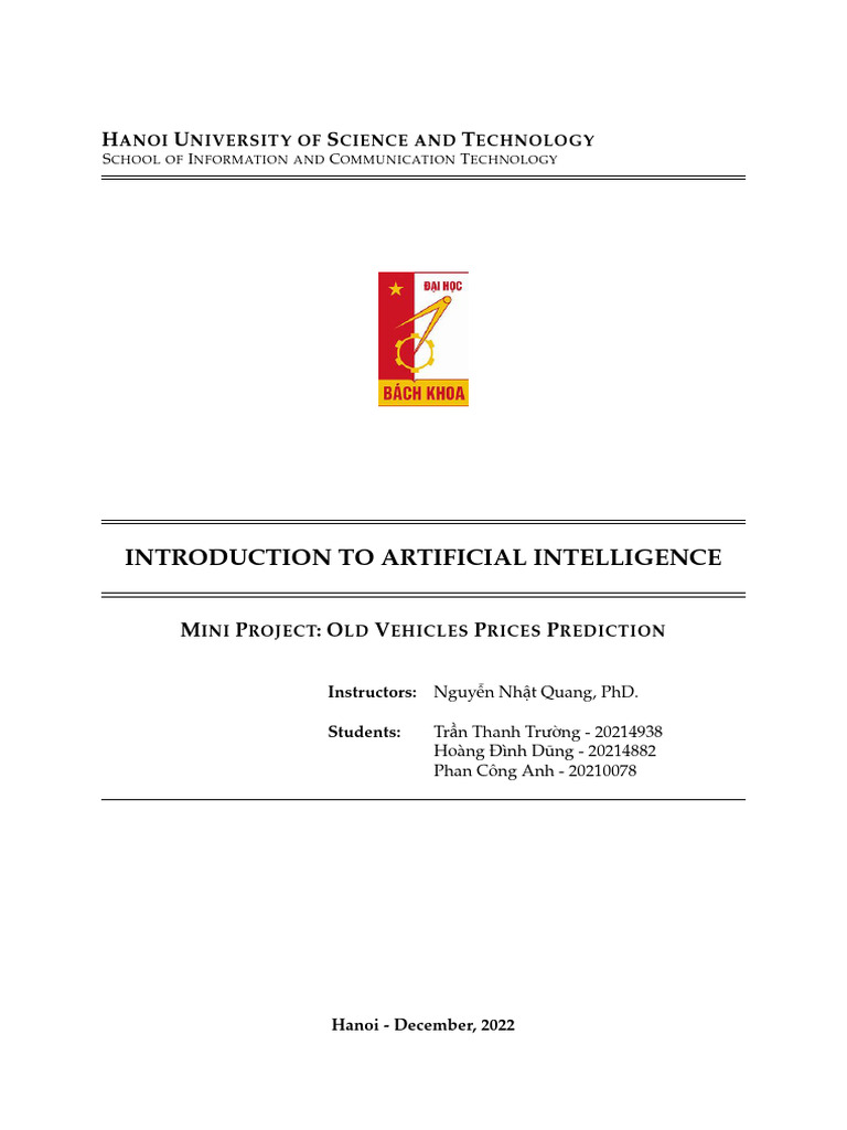 Machine Learning Report Official | PDF | Outlier | Quartile