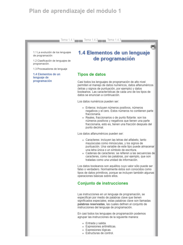 Conceptos Básicos de Programación | PDF | Lenguaje de programación ...