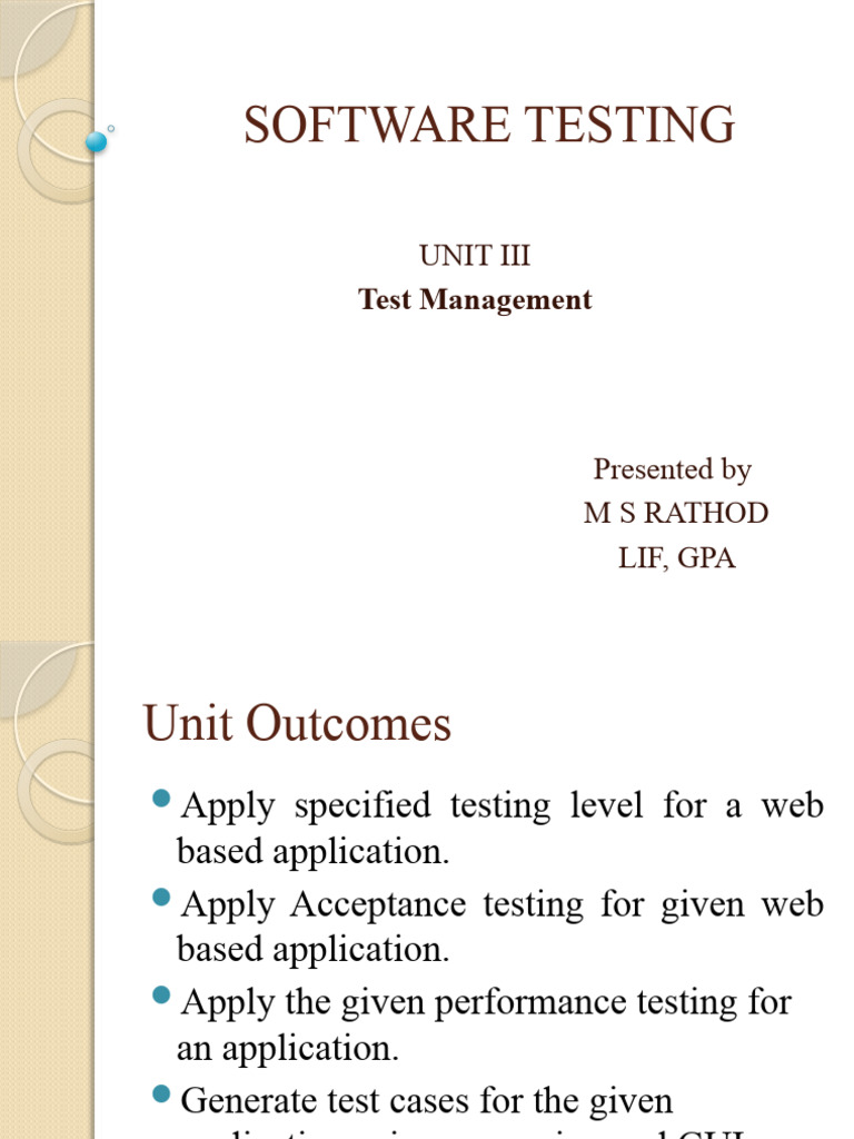 Web Application Test Management Guide | PDF | Specification (Technical ...